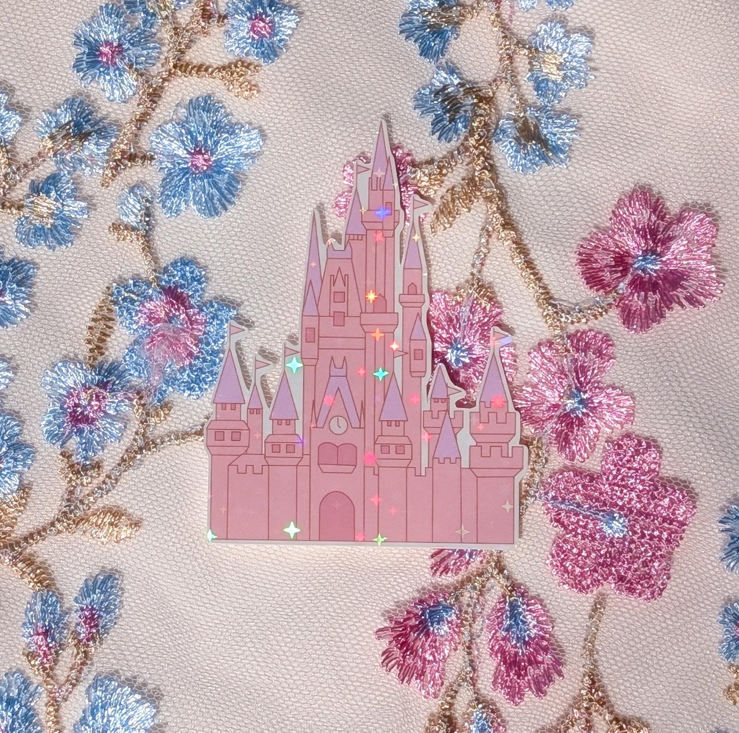 Pink Castle Sticker