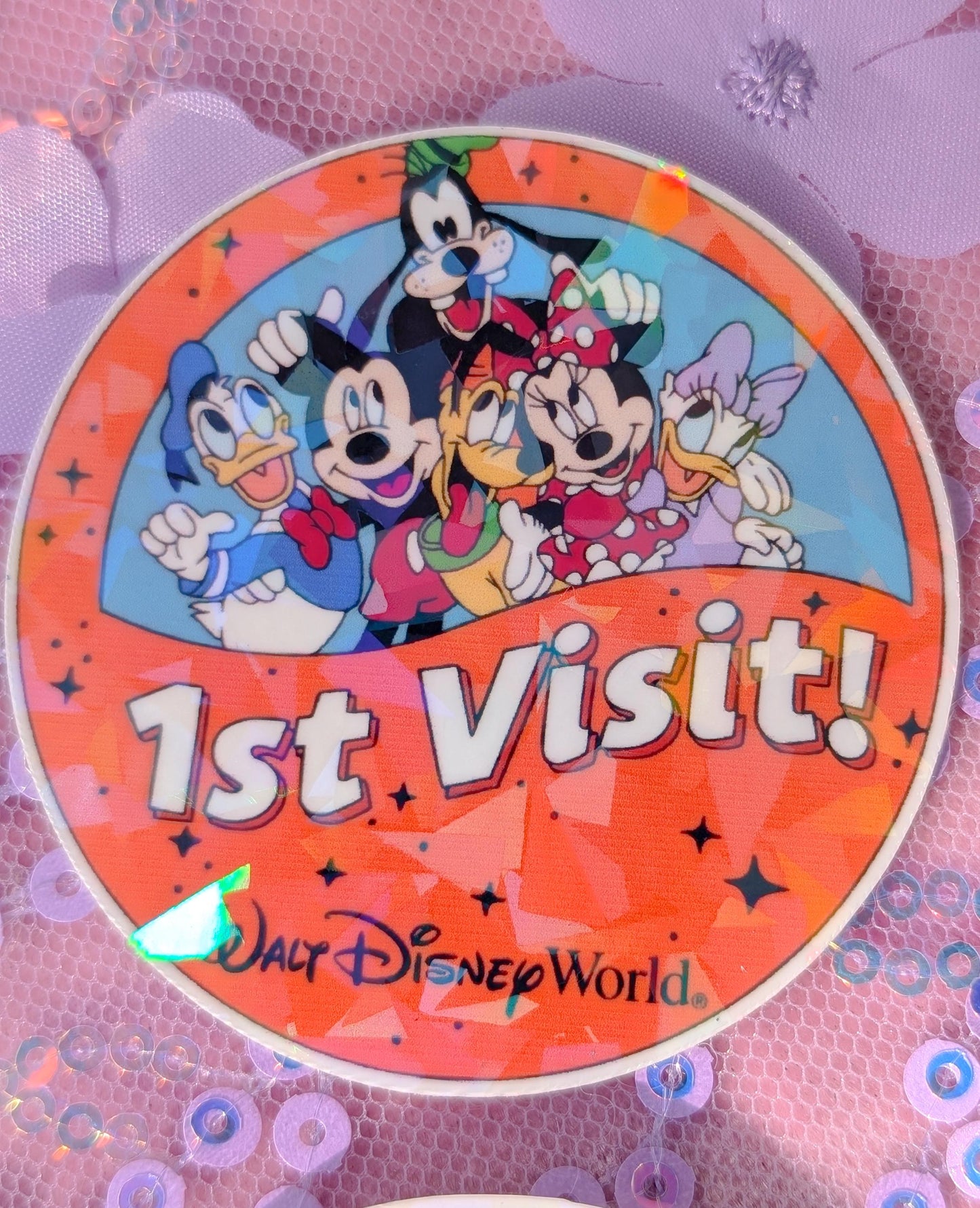 Disney Parks Buttons Stickers