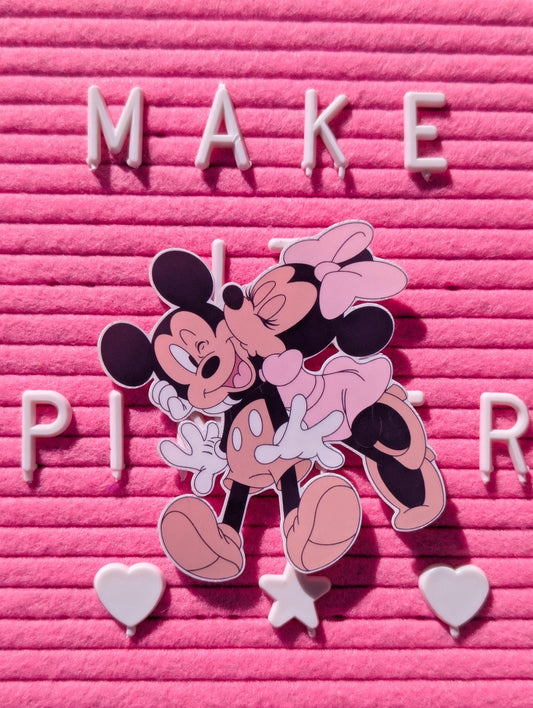 Minnie and Mickey Valentine's Sticker