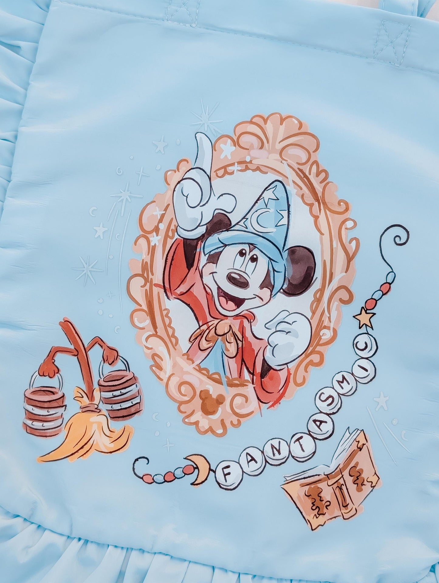 Sorcerer Mickey Frame Ruffle Tote