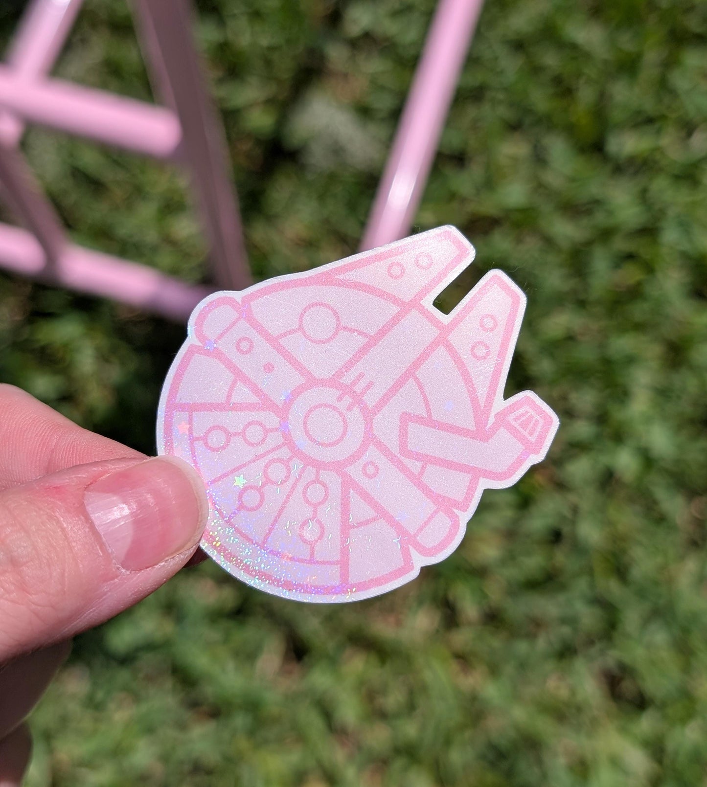 Pink Star Wars Millennium Falcon