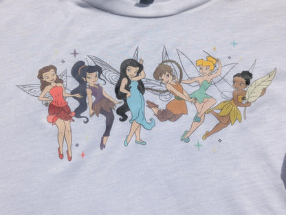 Pixie Friends Cropped Flowy Tee - Bella + Canvas