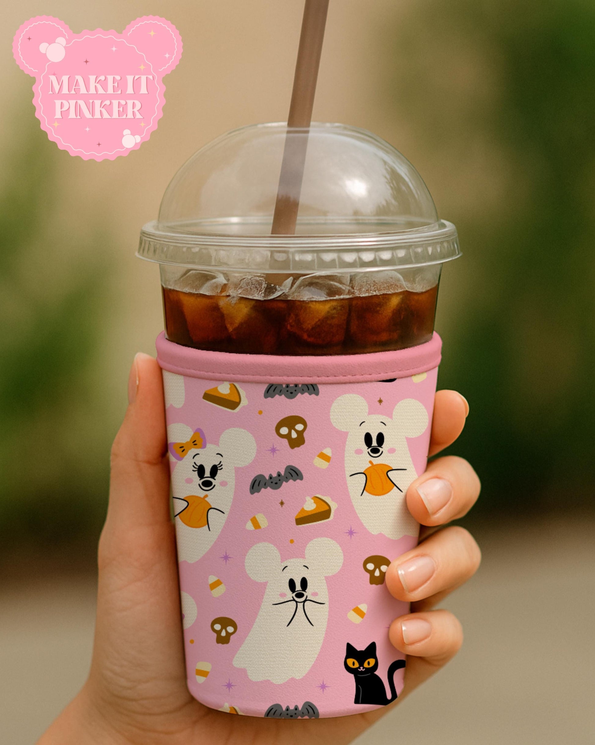 Cute and Creepy 16 oz cup sleeve
